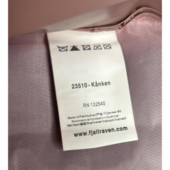 Fjallraven Kanken Mini Backpack Pink Blue 12"x14" EUC - Picture 8 of 8